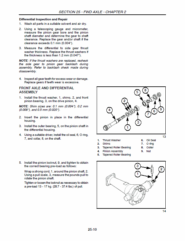 New Holland TC29D, TC33D Tractor Service Manual Workshop Guide