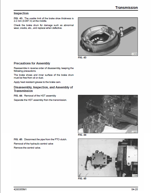 Massey Ferguson FC23 Front Mower Service Manual Workshop Guide