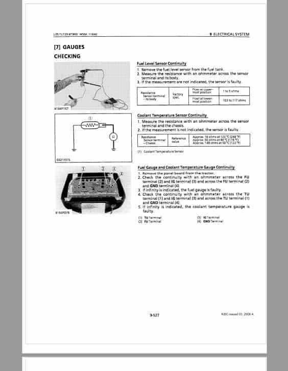Kubota L35, TL720, BT900 Tractor Workshop Repair Manual