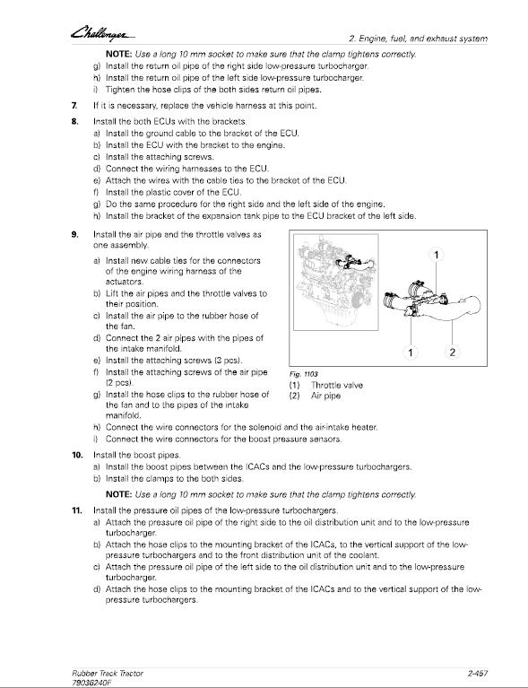 Challenger MT845E, MT855E, MT865E, MT875E Tractor Service Manual Workshop Guide