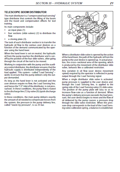 Case TX130, TX140 and TX170 Telescopic Handler Service Manual Workshop Guide