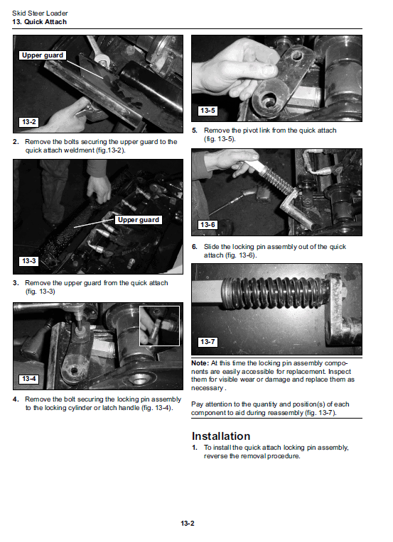 Takeuchi TS50V and TS60V SkidSteer Loader Service Manual Workshop Guide