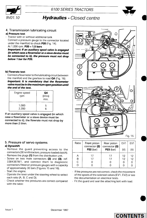Massey Ferguson 6160, 6170, 6180, 6190 Tractor Repair Manual Workshop Guide