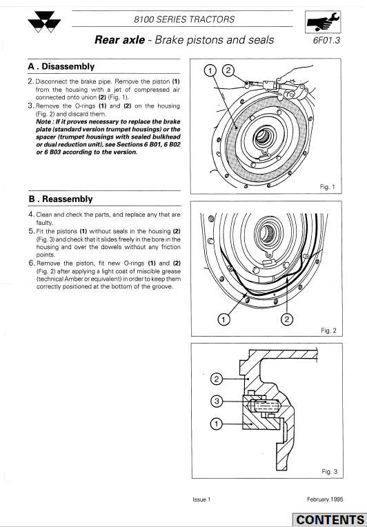 Massey Ferguson 8110, 8120, 8130 Tractor Service Manual Workshop Guide