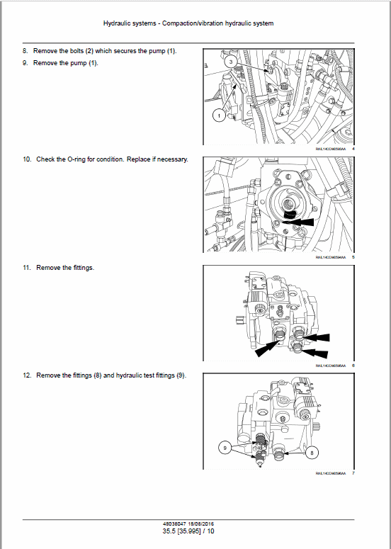 Case DV209B Double Drum Compactor Service Manual Workshop Guide