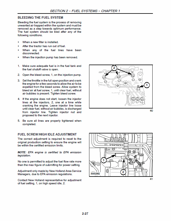 New Holland 3415 Tractor Service Manual Workshop Guide