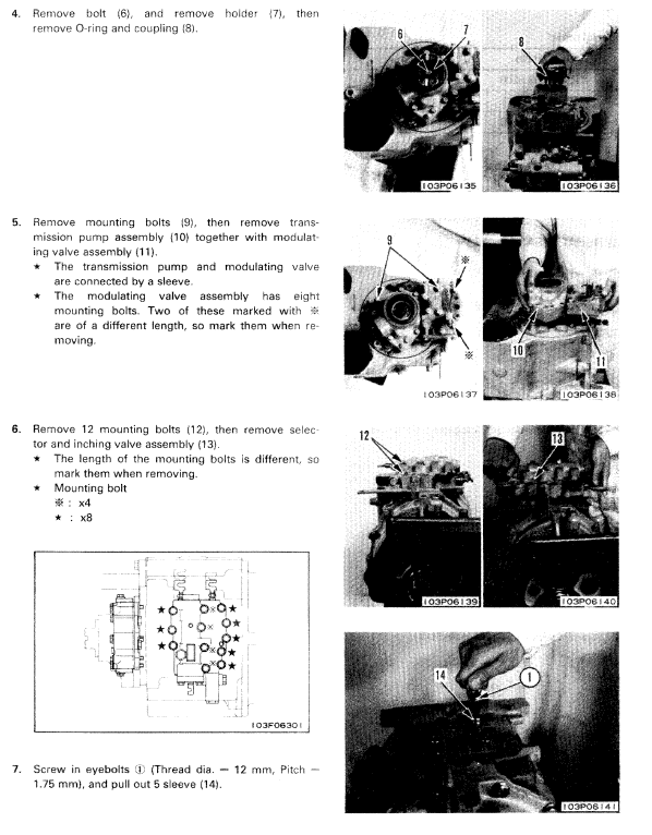Komatsu D21A-7, D21S-7, D21AG-7, D21QG-7, D21PG-7A Dozer Manual Workshop Guide