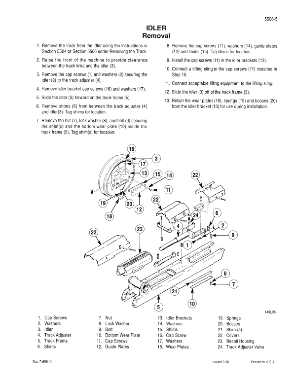 Case 1150G Crawler Dozer Service Manual Workshop Guide