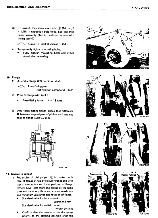 Komatsu D41S-3 and D41Q-3 Dozer Service Manual Workshop Guide