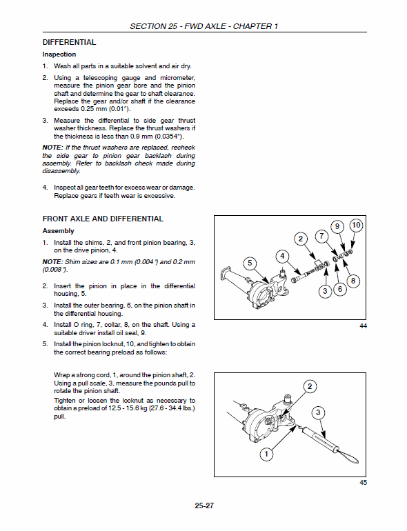 New Holland TC29DA, TC33DA Tractor Service Manual Workshop Guide