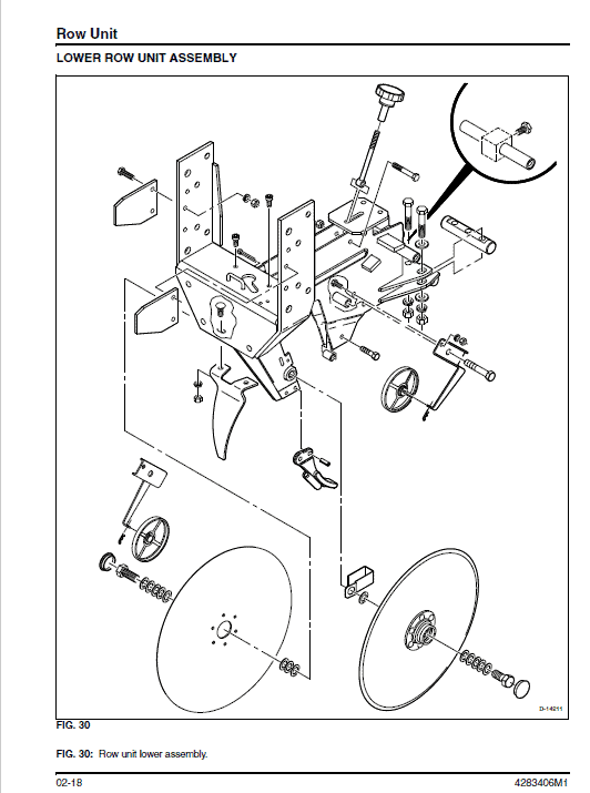 Massey Ferguson 8202, 8222 Planter Service Manual Workshop Guide