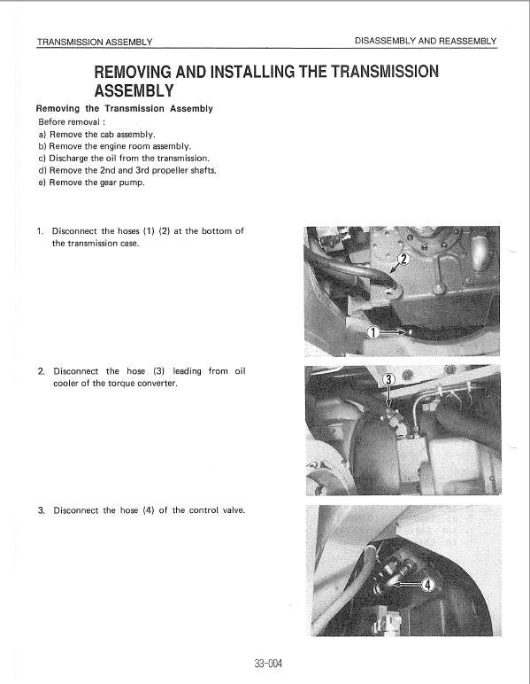 Kawasaki 95ZIIII Wheel Loader Service Manual