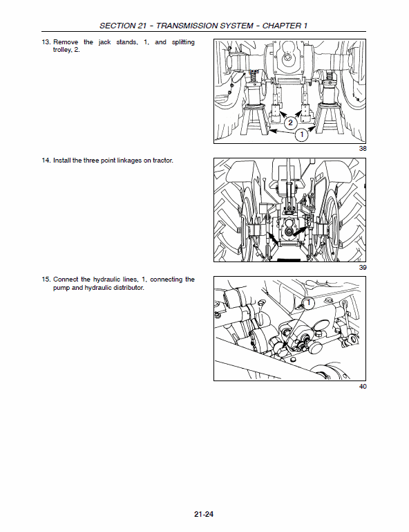 New Holland TT45A, TT50A Tractor Service Manual Workshop Guide