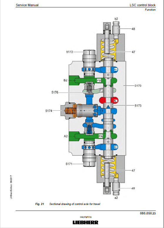 Liebherr A910, A912, A914, A918, R914 Compact Tier 4i Excavator Service Manual