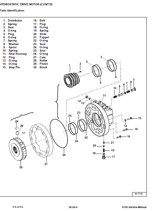 Bobcat S750 Skid-Steer Loader Service Manual Workshop Guide