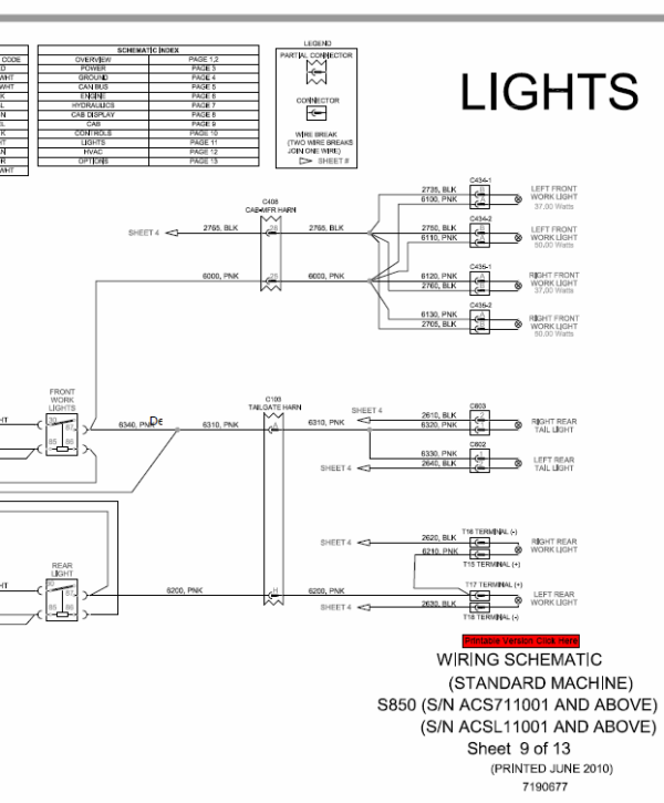 Bobcat S850 Skid-Steer Loader Service Manual Workshop Guide