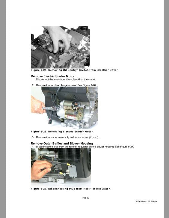 Kubota ZG20, ZG23 Zero Turn Mower Workshop Repair Manual