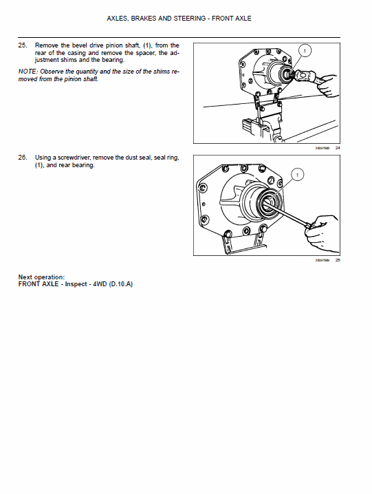 New Holland Workmaster 45 Tractor Service Manual Workshop Guide