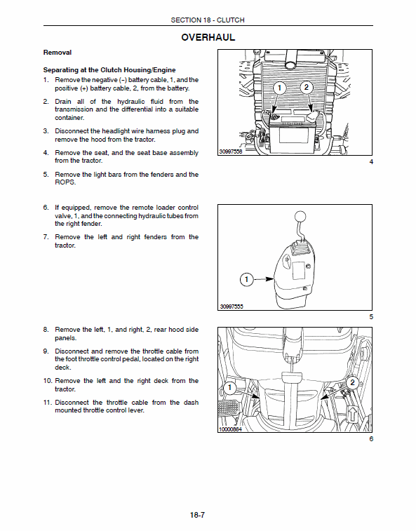 New Holland TC31, TC35, TC40, TC45 Tractor Service Manual Workshop Guide