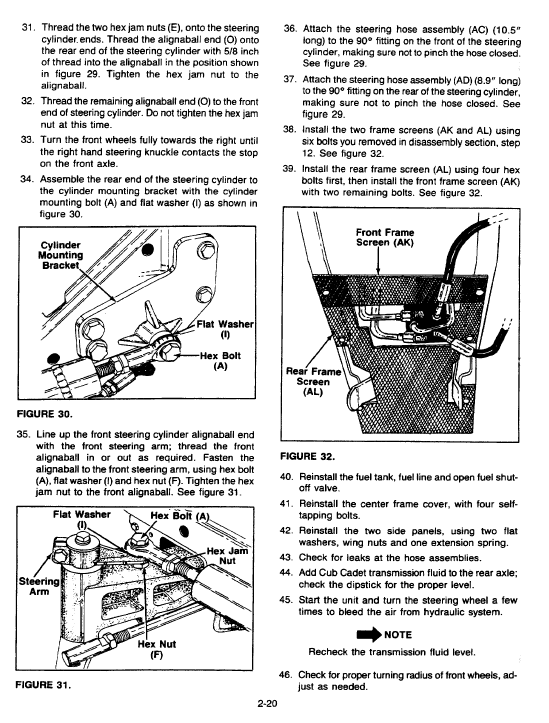 Cub Cadet 1050, 1204, 1210 and 1211 Service Manual Workshop Guide