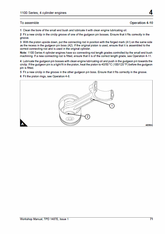 Perkins 1100C Series Diesel Engine Manual Workshop Guide