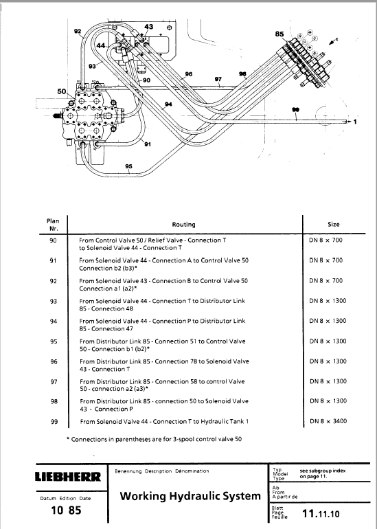 Liebherr L511, L521, L531, L541 Wheel Loader Service Manual