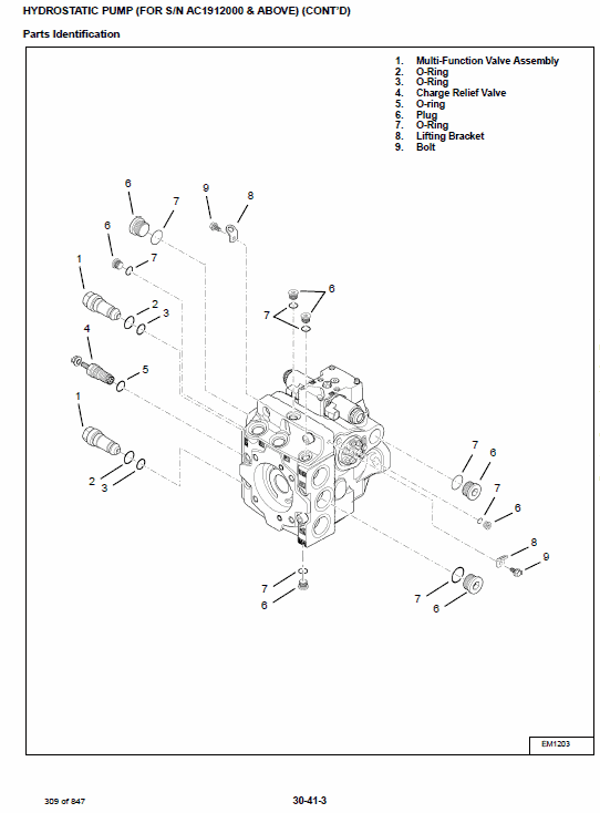 Bobcat T2250 Telescopic Handler Service Repair Manual Workshop Guide