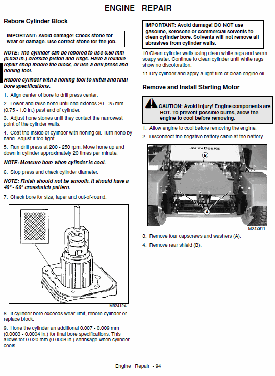 John Deere 647, 657, 667 QuikTrak Repair Technical Manual Workshop Guide