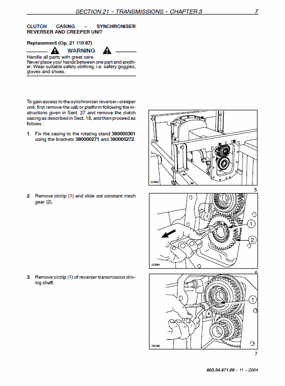 New Holland TD60D, TD70D, TD80D, TD90D, TD95D Tractor Service Manual Workshop Guide