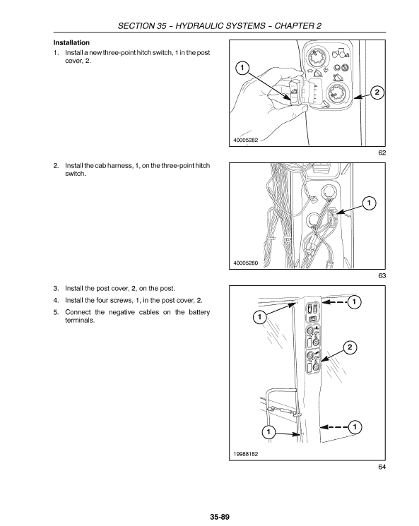 New Holland TV140 Tractor Service Manual Workshop Guide