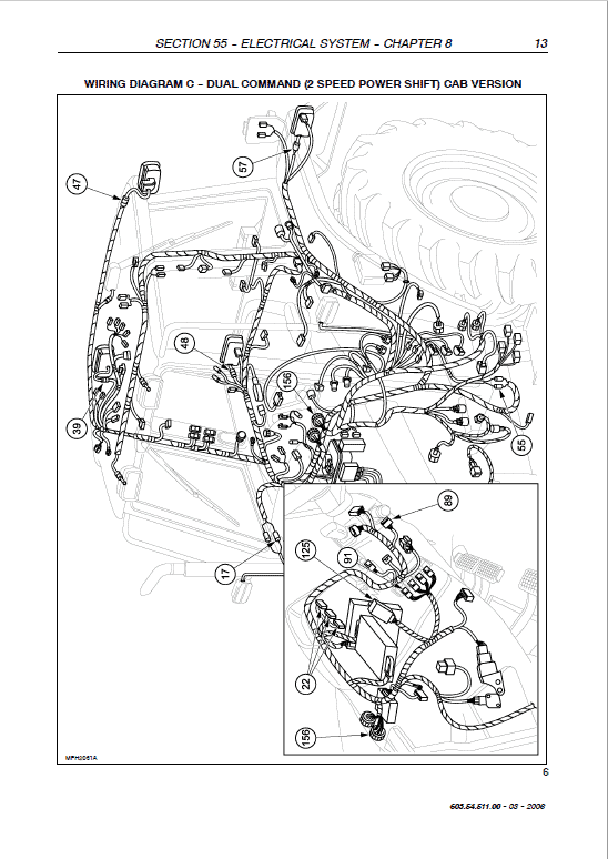 New Holland TL70A, TL80A, TL90A, TL100A Tractor Service Manual Workshop Guide