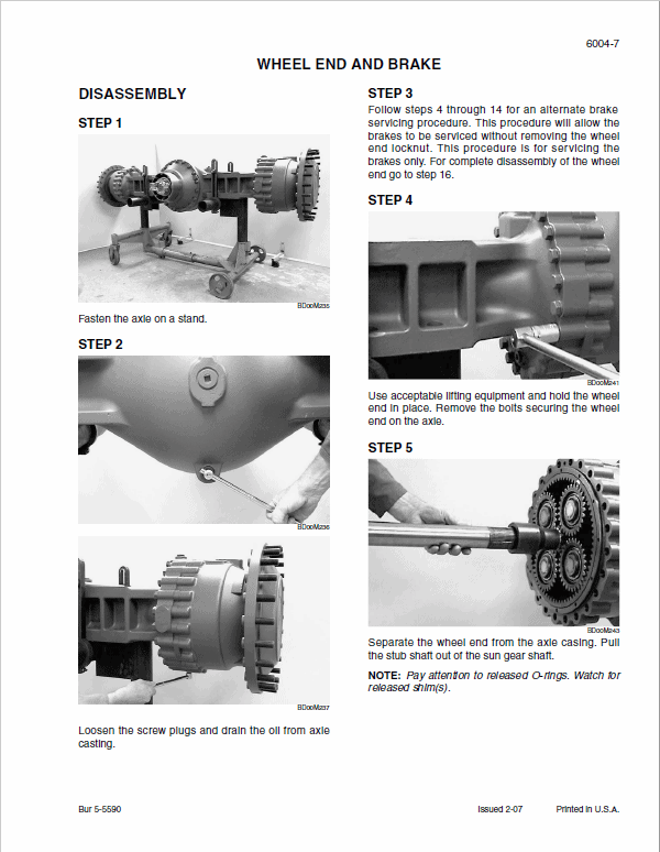 Case 921E Wheel Loader Service Manual Workshop Guide