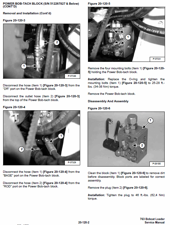 Bobcat 763 G-Series Skid-Steer Loader Service Manual Workshop Guide