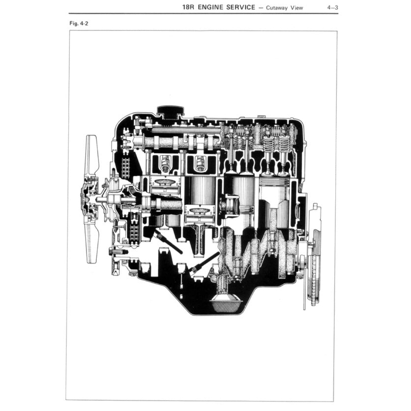 TOYOTA ENGINE 18R /18R-C/ 18R-G Workshop Repair Manual