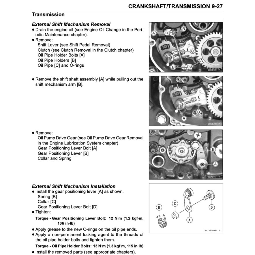 KAWASAKI Z800 2012-2016 Full Manual Set – Repair & Maintenance Manual and Spare Parts Catalog and User Handbook