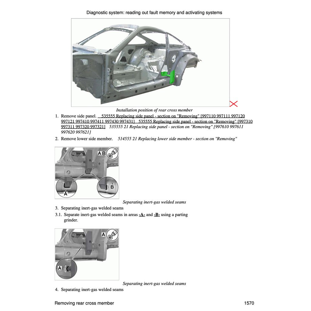 PORSCHE 911 997.1 & 997.2 2004-2013 Full Manual Set – Repair & Maintenance Manual and Spare Parts Catalog