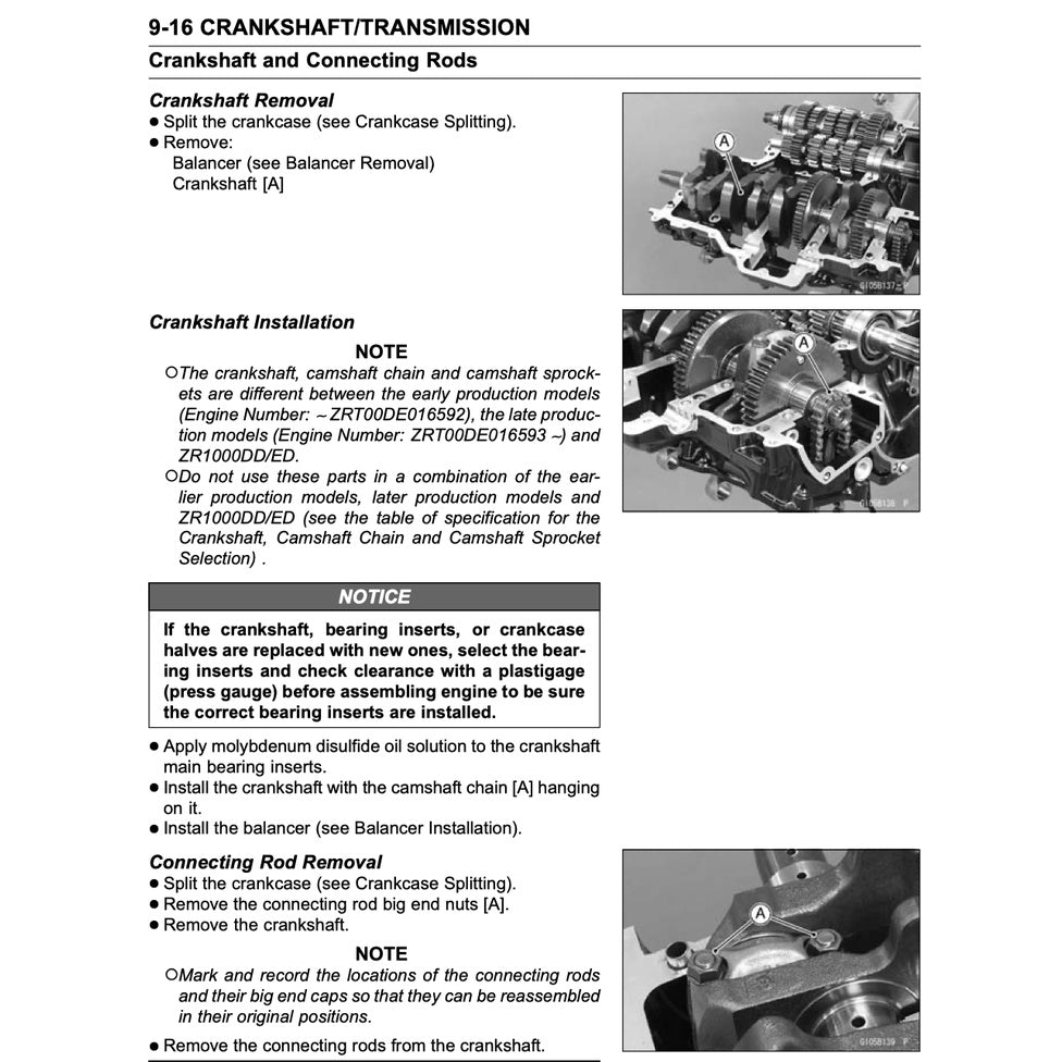 KAWASAKI Z1000 2010-2013 Full Manual Set – Repair & Maintenance Manual and User Handbook