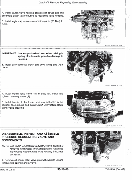 John Deere 8850 Tractor Technical Manual (TM1254 and TM1256) Workshop Guide