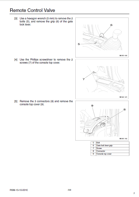 Sumitomo SH250-5, SH250-5 LR Hydraulic Excavator Repair Service Manual