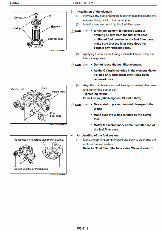 New Holland E385C Tier 4 Excavator Service Manual Workshop Guide