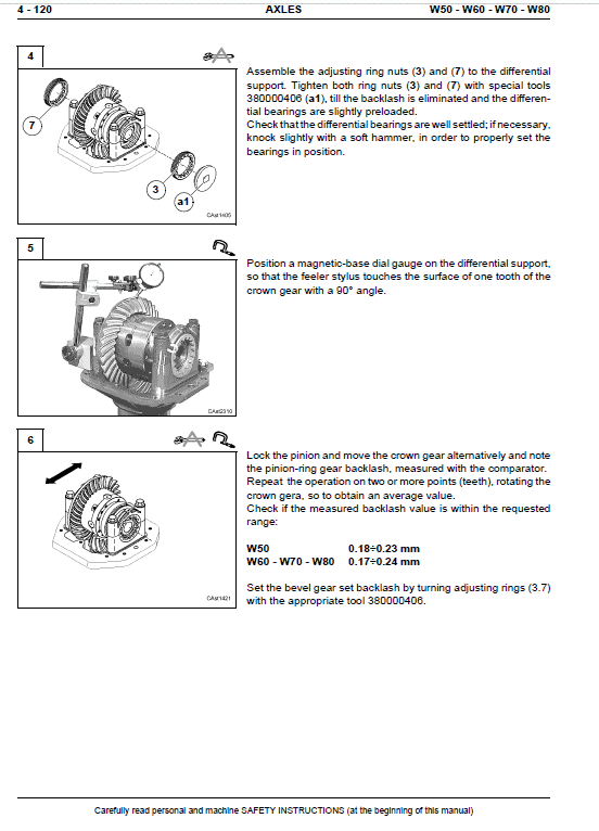 New Holland W50 Wheeled Loader Service Manual Workshop Guide