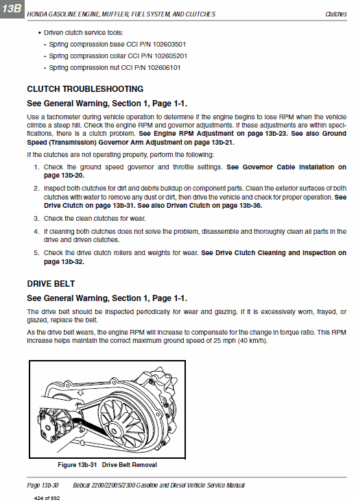 Bobcat 2200, 2200s and 2300 Utility Vehicle Service Manual Workshop Guide