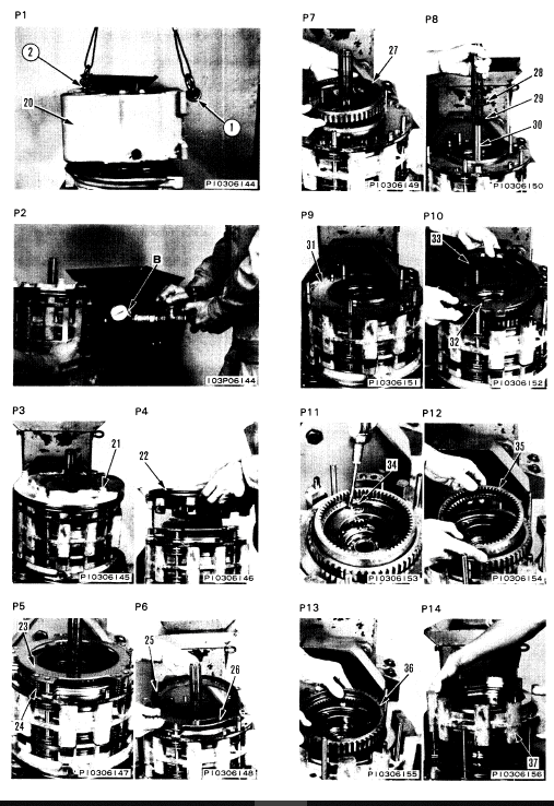 Komatsu D20A-6, D20P-6, D20P-6A, D20PL-6 Dozer Service Manual Workshop Guide