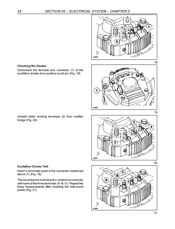 New Holland TN55S, TN65S, TN70S, TN75S Tractor Service Manual Workshop Guide