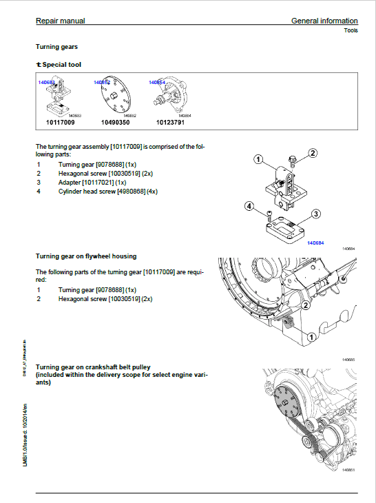 Liebherr D9512 A7, D9512 A7-00 Engine Service Manual
