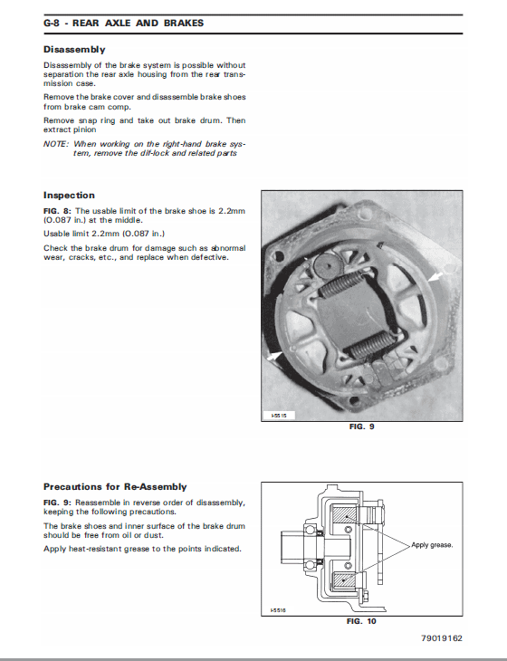 Massey Ferguson 1205, 1215, 1225 Tractor Service Manual Workshop Guide