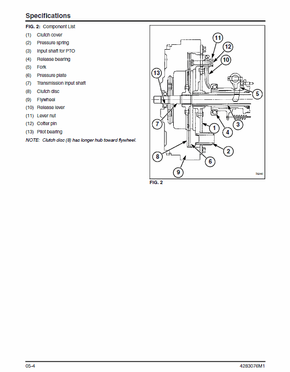 Massey Ferguson 1455, 1455V Tractor Service Manual Workshop Guide