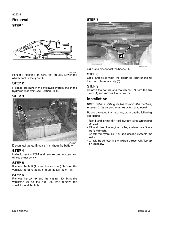 Case CX700 Crawler Excavator Service Manual Workshop Guide