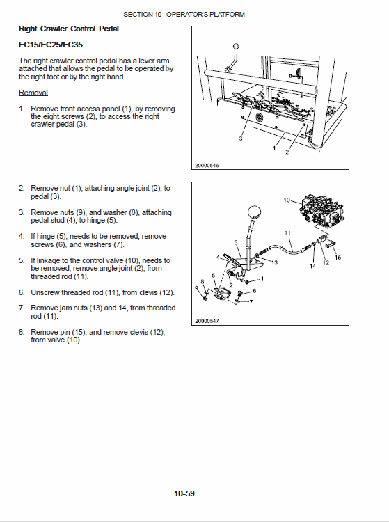 New Holland EC15, EC25, EC35, EC45 Mini Excavator Service Manual Workshop Guide