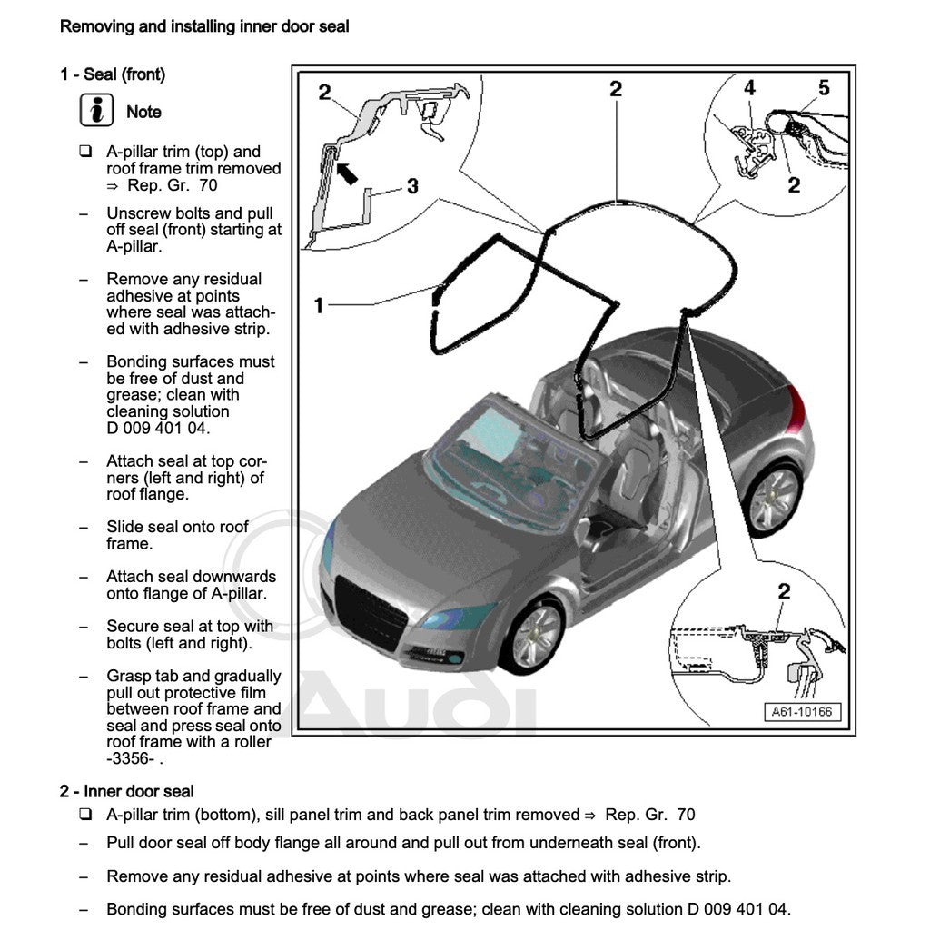 Audi TT MK2 2007-2014 Full Manual Set – FACTORY WORKSHOP REPAIR SERVICE MANUAL